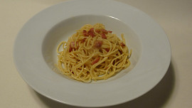 Italské špagety Carbonara