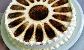 Kávový bezlepkový dort s rumem