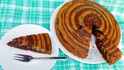 Kokosová zebra (bez mléka)