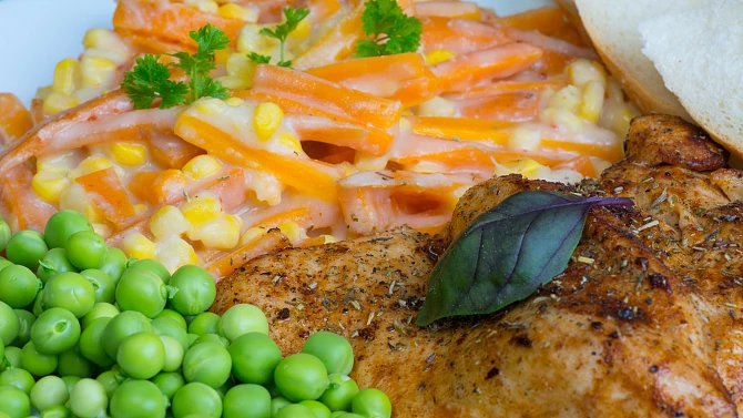 Kuřecí steak se skvělou zeleninovou přílohou