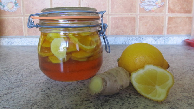 Med, citron, zázvor a zdravý nápoj, Pro teplý a zdravý nápoj