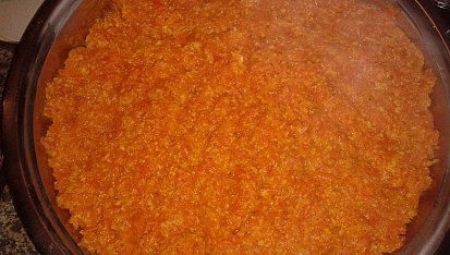 Mrkvová halva (Gajar ka halwa)