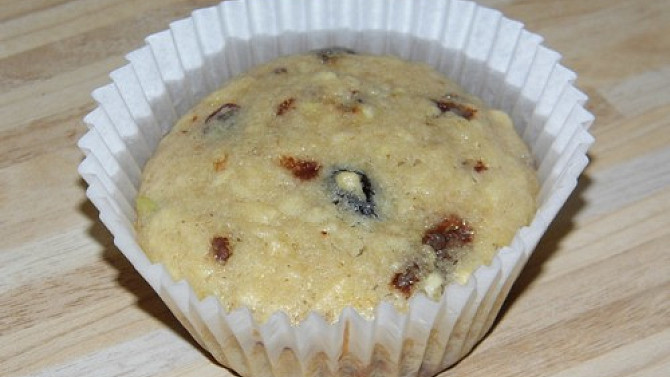 Muffiny s brusinkami