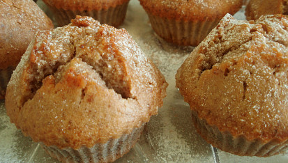 Muffiny s ořechy a čokoládou