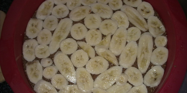 Nepečený raw dortík (banánová vrstva)