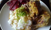 Pečené kuře s nádivkou dle hajného ze „Šlajfu“ (Pečené kuře s nádivkou dle hajného ze „Šlajfu“)