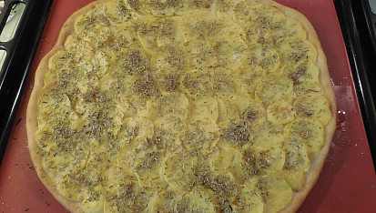 Pizza italské chudiny, hotová pizza