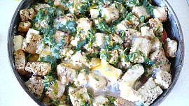 Rajčatovo - chlebový koláč