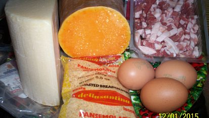 Sekaná z dýně, Ingredienty