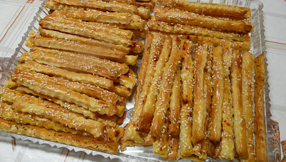 Slané tvarohové tyčinky