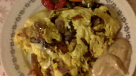 Vaječná omeleta s topinkou dle hajného ze „Šlajfu“