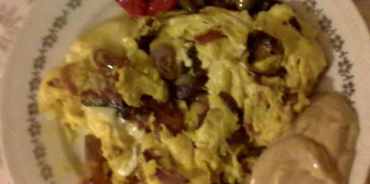 Vaječná omeleta dle hajného ze „Šlajfu“