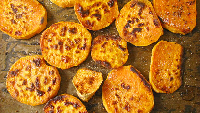 Vegetariánské chilli s pečenými batáty