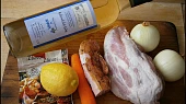 Vepřová plec na víně, Část použitých surovin