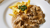 Vepřové á la falešný “Stroganoff“