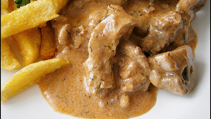 Vepřové á la falešný “Stroganoff“