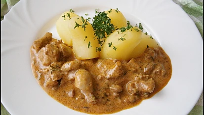 Vepřové á la falešný “Stroganoff“