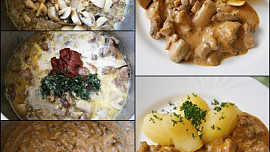 Vepřové á la falešný “Stroganoff“