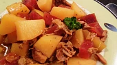 Vepřové maso s červenou řepou