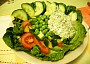 Zeleninový salát s bylinkovým dressingem
