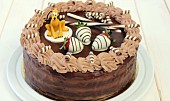 Bezlepkový nahatý dort(Naked cake) (Bezlepkový čokoládový dort)