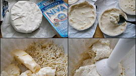 Camembert s chutnou sýrovo - ořechovou náplní