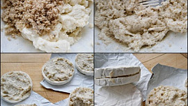 Camembert s chutnou sýrovo - ořechovou náplní