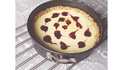 Vanilkový cheesecake