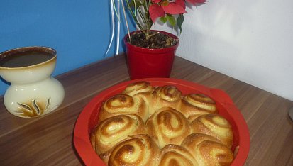 Chinios - francouzké pečivo, upečeno