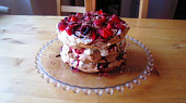 Čokoládový dort Pavlova