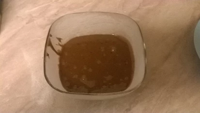 Hrníčková bábovka, před vložením do mikrovlnky
