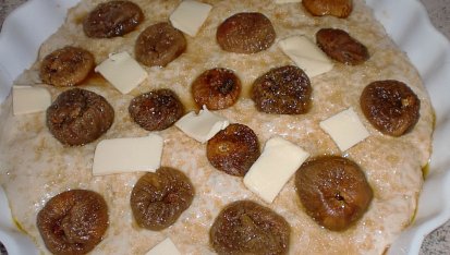 Italský sladký chléb s fíky (Pane dolce con fichi)