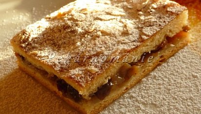 Jablkové kynuté kostky