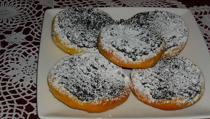 Jemné koláče, makové