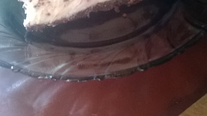 Kakaovo-drobenkový koláč