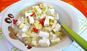 Kukuřičná polévka s tofu