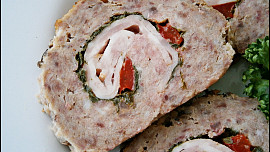 Kuřecí sekaná s náplní