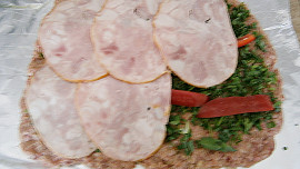 Kuřecí sekaná s náplní