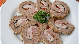 Kuřecí sekaná s náplní