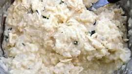 Květákové lívance s tofu