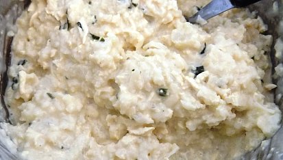 Květákové lívance s tofu