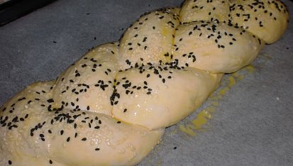 Kynutý slaný cop se šunkou