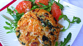 Lososové burgery s quinoa a špenátem