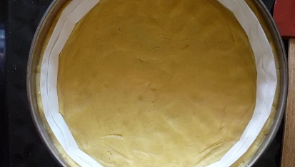 Malinový koláč s bílou čokoládou