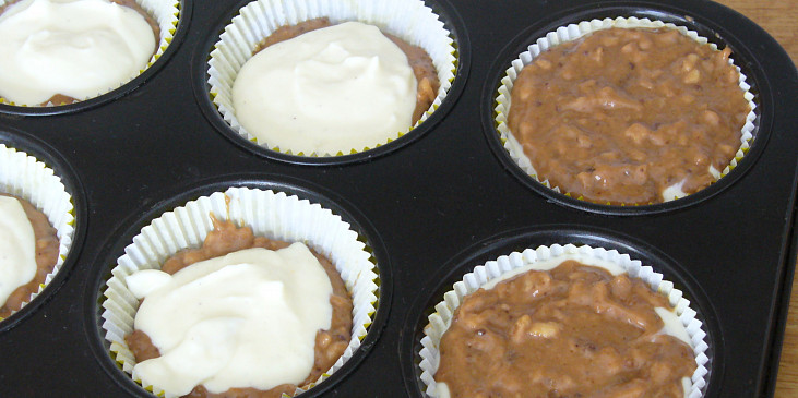 Margotkové muffiny s tvarohem