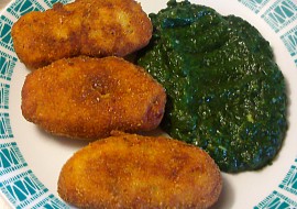 Větší bramborové krokety