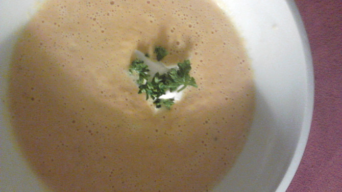 Mrkvičková polívečka - krémová