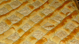 Nedělní mřížkový koláč