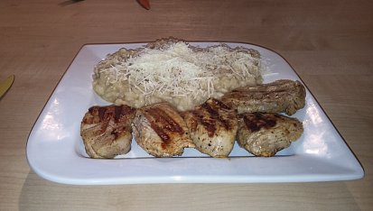 Panenka s italským rizotem