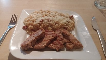Panenka s italským rizotem